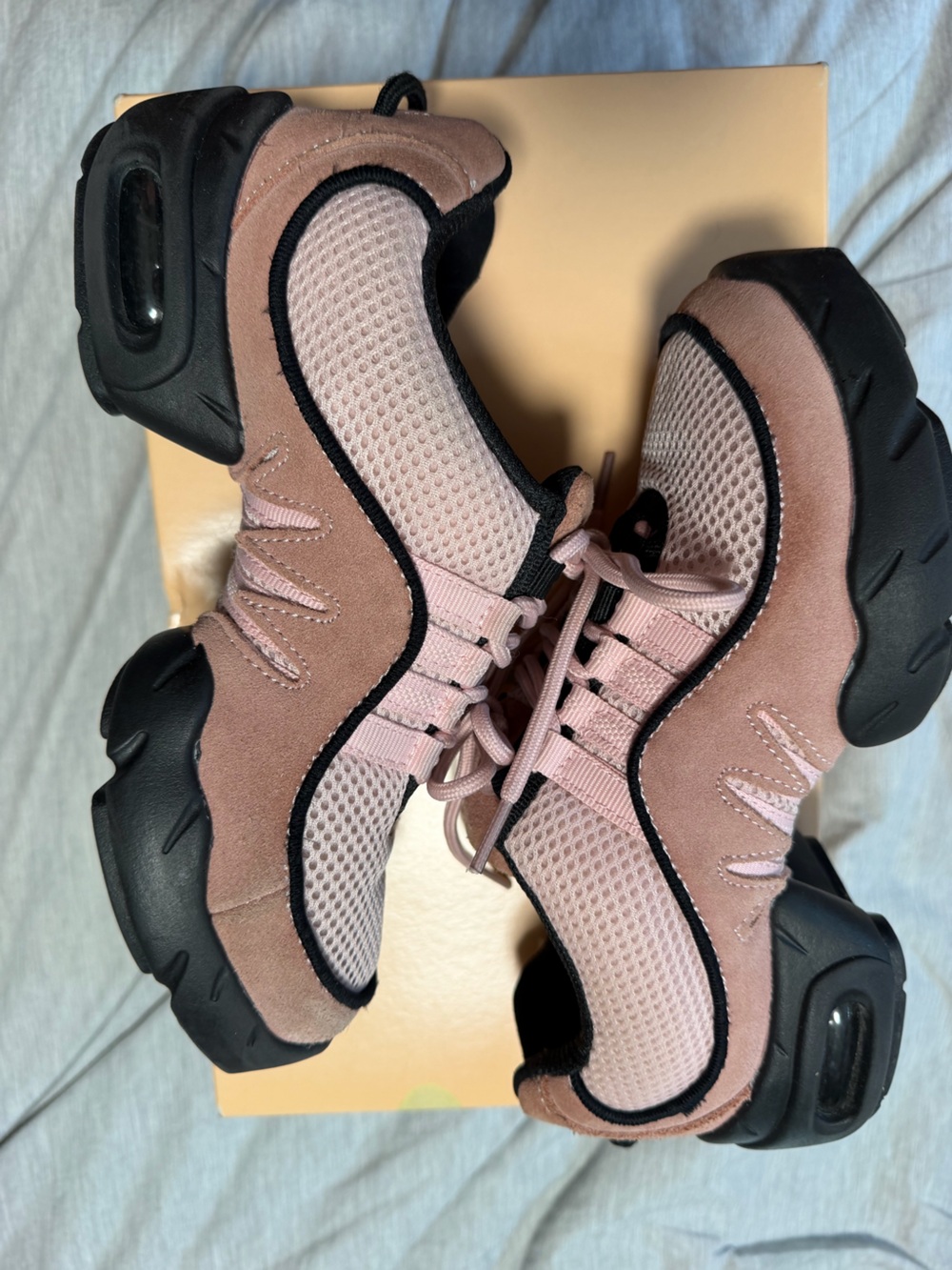 Bloch Boost DRT Dance Sneakers Pink/Black Women’s Size 7